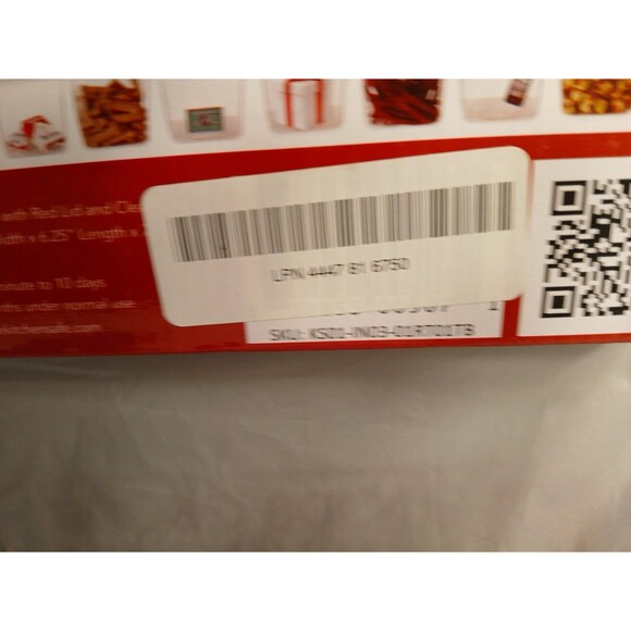 Kitchen SafeTime Locking Temptations-Cellphone Money RED Lid Clear Base 3.5 qt - Picture 7 of 16